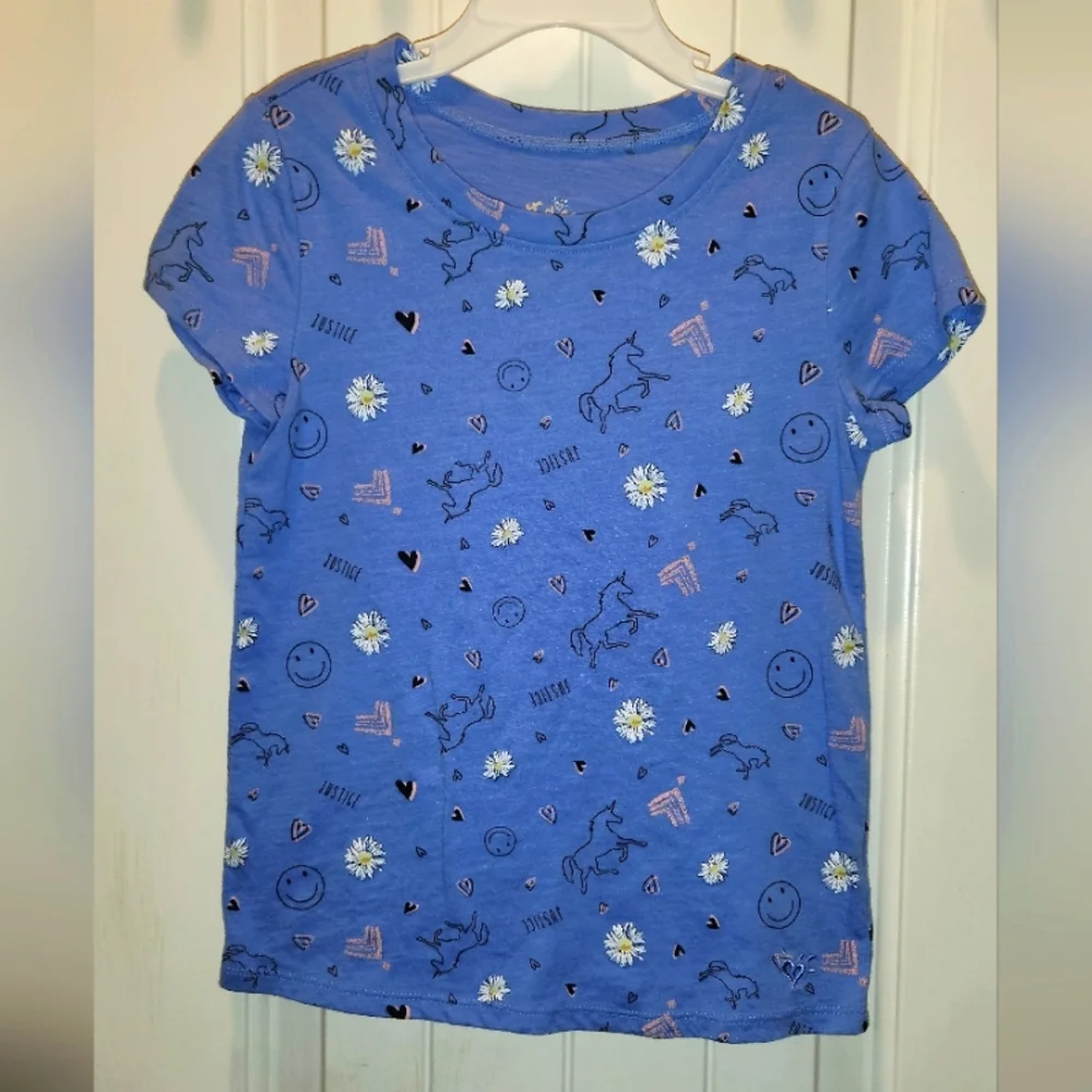 Justice Unicorn Print Kids T-Shirt